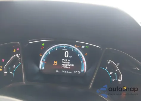 2020 Honda Civic Ex-L z USA, uszkodzony, nr VIN 19XFC1F76LE010149